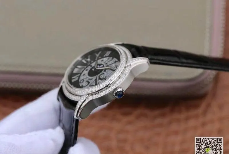 Audemars Piguet Millenary Lady Watch 77302BC.ZZ.D001CR.01 With Diamond 1:1 Best Edition Replica Watch Swiss Calibre 2325